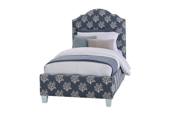 Customizable Twin Upholstered Bed