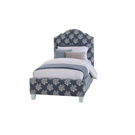 Customizable Twin Upholstered Bed