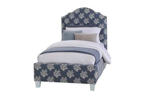 Customizable Twin Upholstered Bed