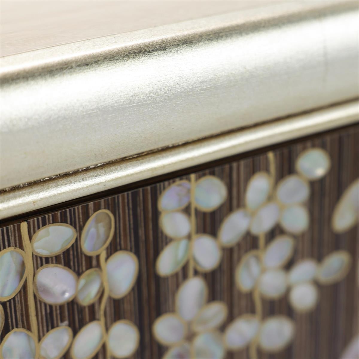 Modern Glam Credenza w/Pearl Petals