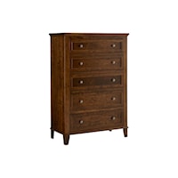 Transitional 5-Drawer Chest