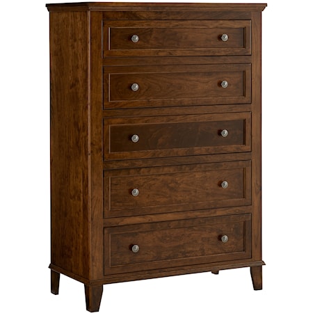 Transitional 5-Drawer Chest