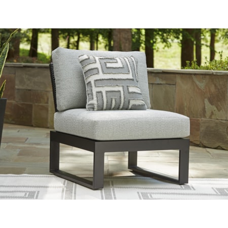 Armless Chair W/cushion