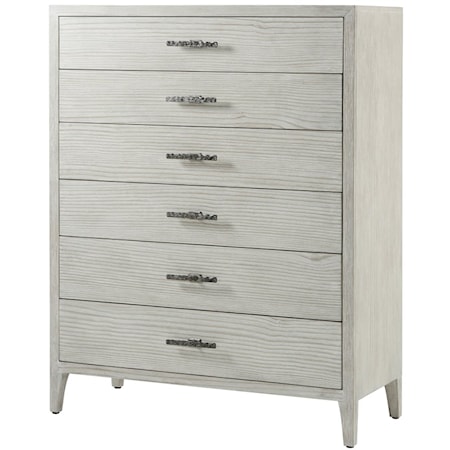 6-Drawer Tall Bedroom Chest