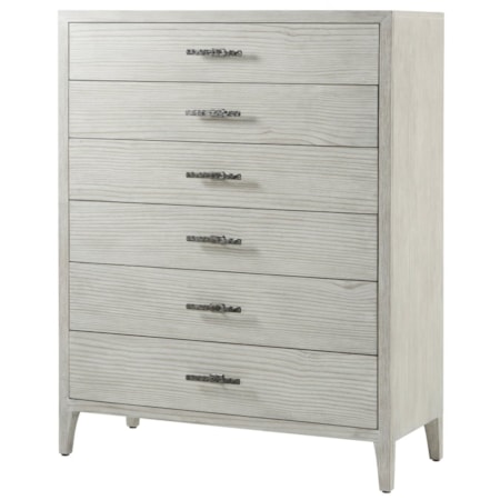 6-Drawer Tall Bedroom Chest