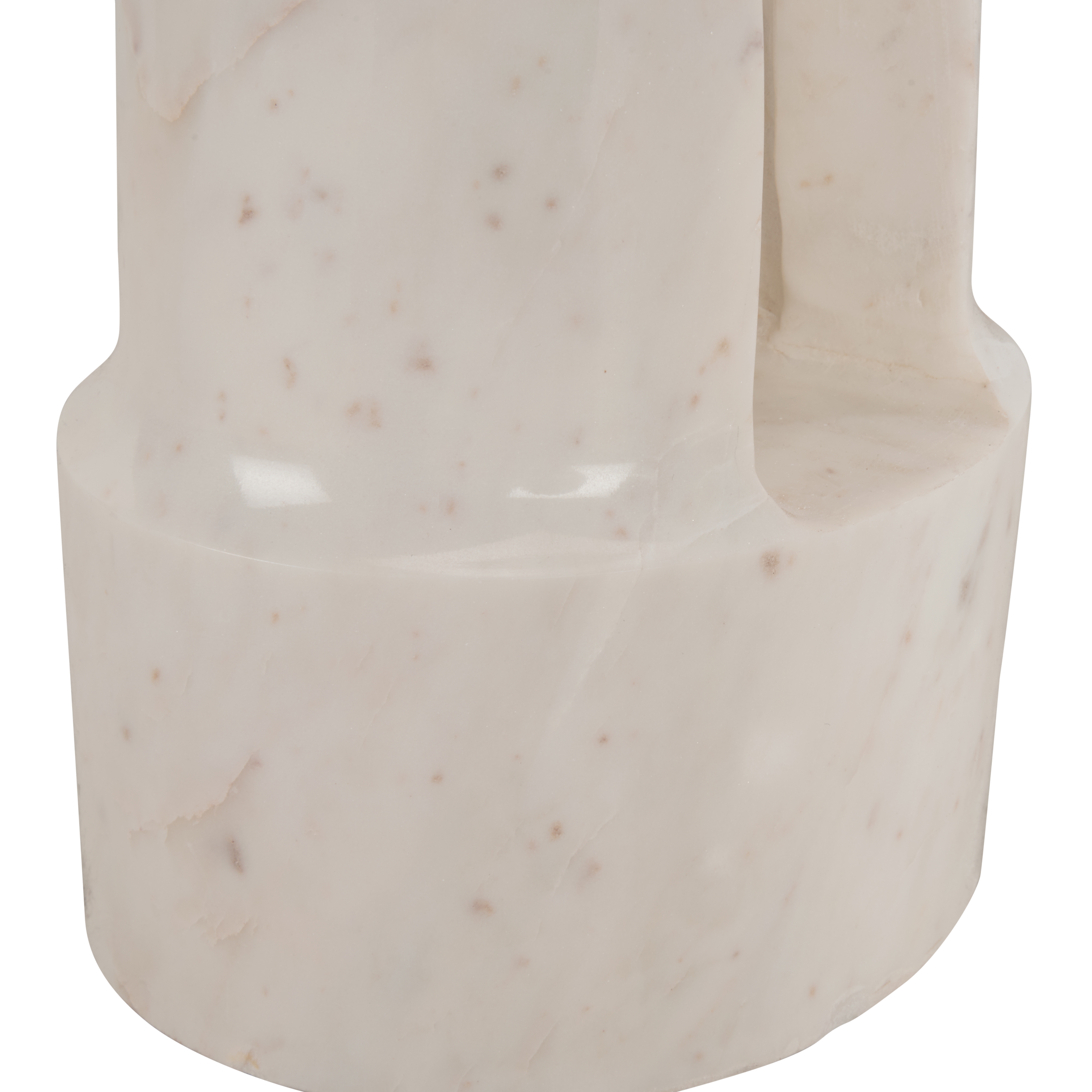 Chelsea House Chelsea House Misc George Marble  Side Table - White