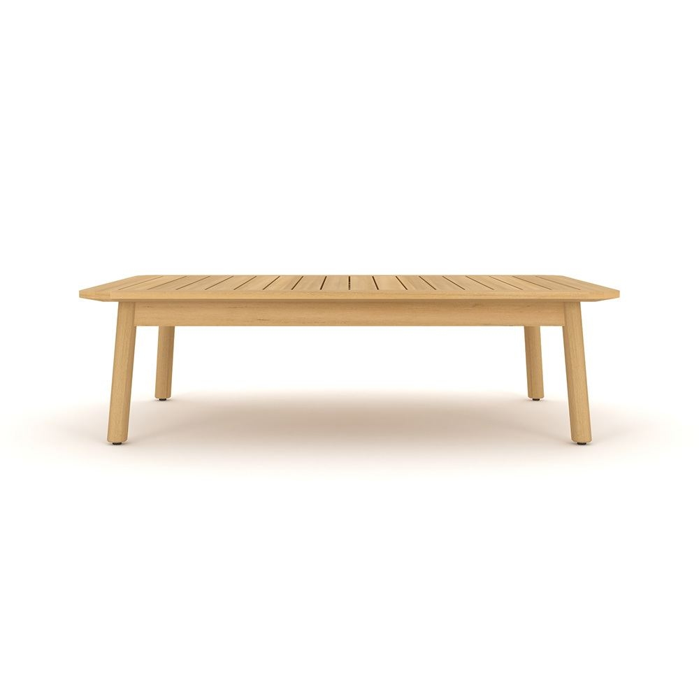 Royal Teak Collection Seville 48" Rect. Teak Coffee Table w/Slat Top