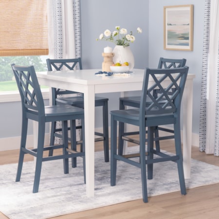 5-Piece Counter-Height Dining Set