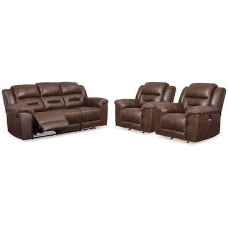 Reclining Sofa And 2 Power Recliners