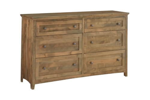 Casual 6-Drawer Dresser