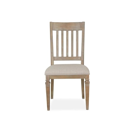 Slat Back Dining Side Chair