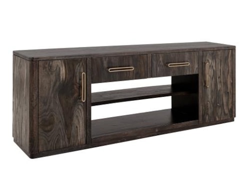 Modern Rustic 2-Drawer Entertainment Center