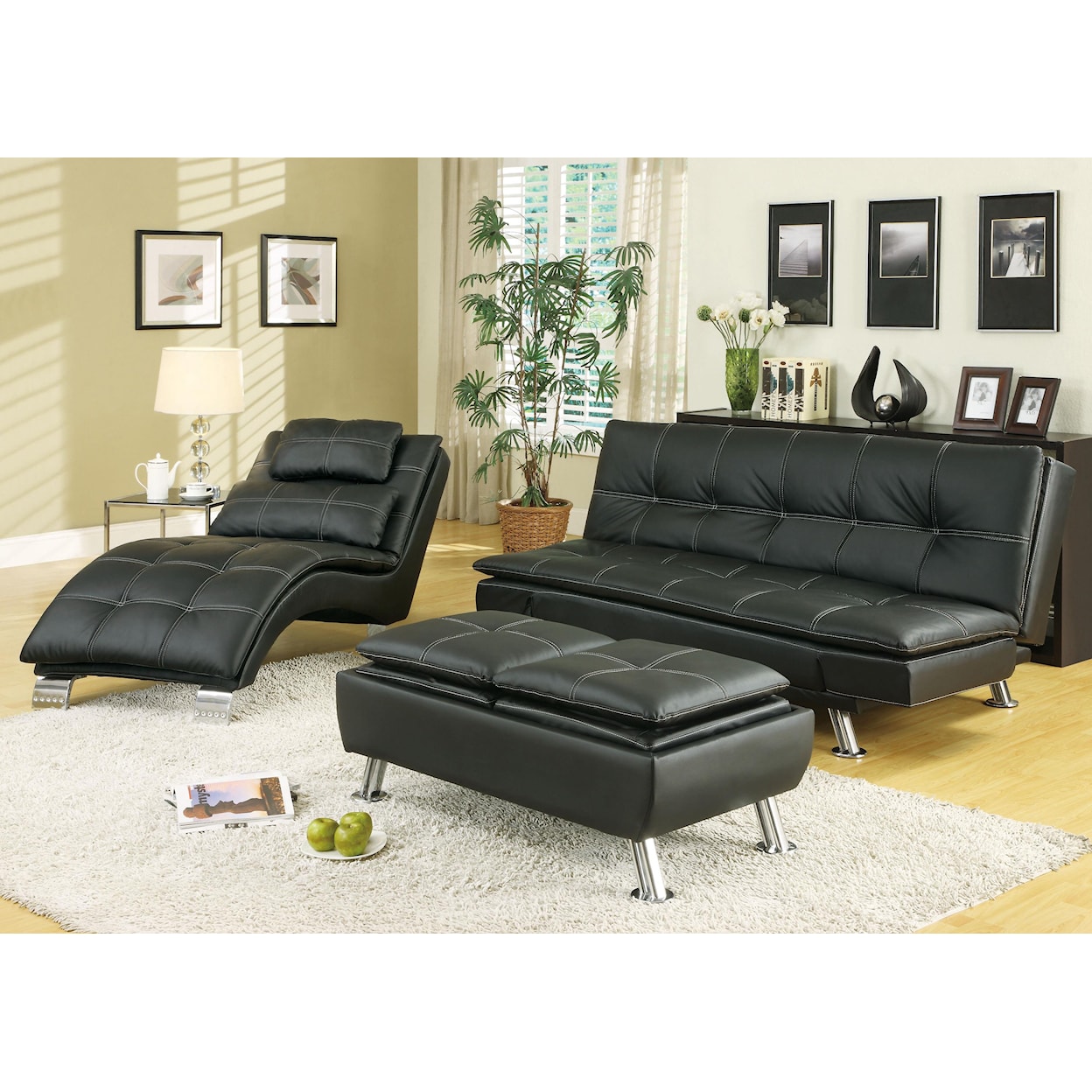 Coaster Accent Seating Chaise