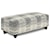 Fusion Furniture 2000 HANDWOVEN SLATE RIVERDALE Cocktail Ottoman