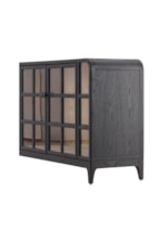 Furniture Classics  Transitional 4-Door Sideboard with 4 Glass Shelves