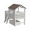 Westwood Design Lodge Series Complete Bed w/ Ladder and Fencing