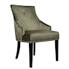 Accentrics Home Accent Seating Dining Chair Bella Moss