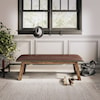 Jofran Cannon Valley Bench with Upholstered Seat