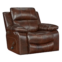 Casual Wall Hugging Power Recliner