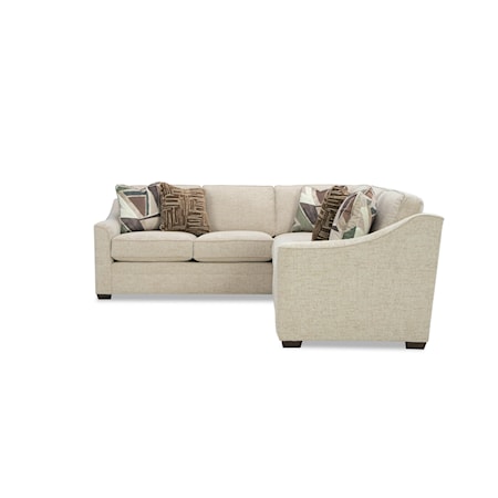 2 Pc Customizable Sectional Sofa