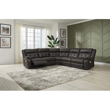 5-Piece Power Reclining Sectional