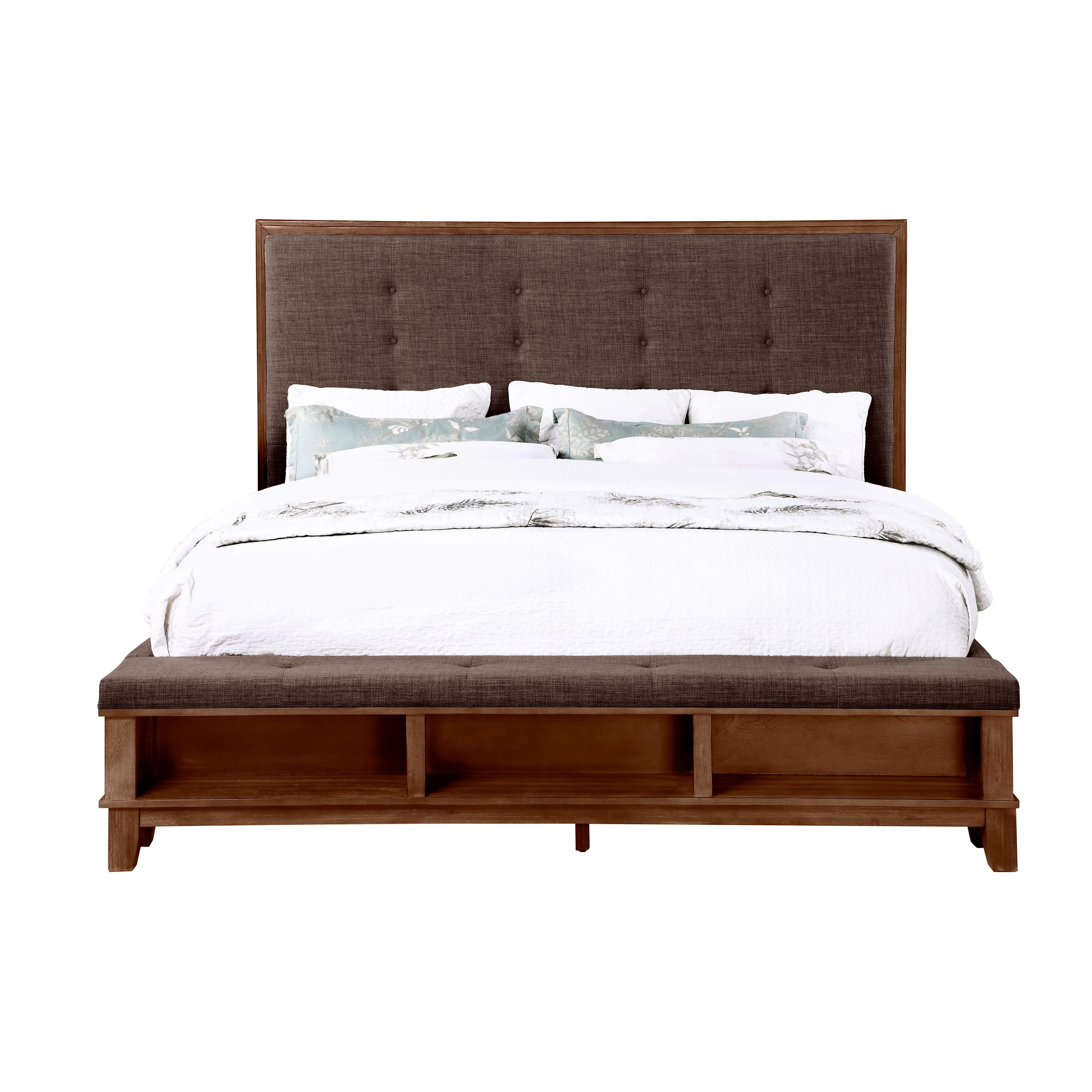 California King Upholstered Bed