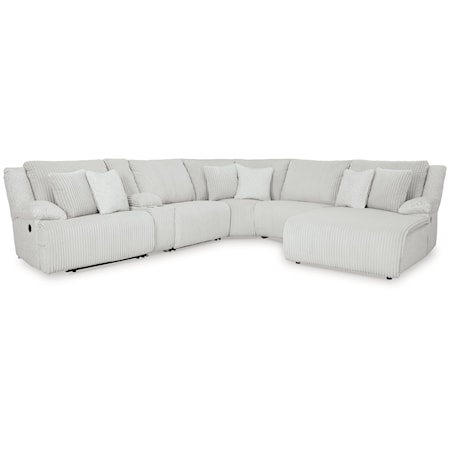 6-Piece Reclining Sectional With Chaise