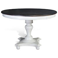 Round Counter Height Pedestal Table