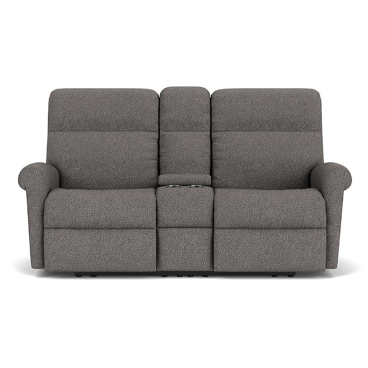 Flexsteel Davis Reclining Loveseat with Console