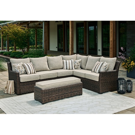 Sofa Sectional/Bench Set