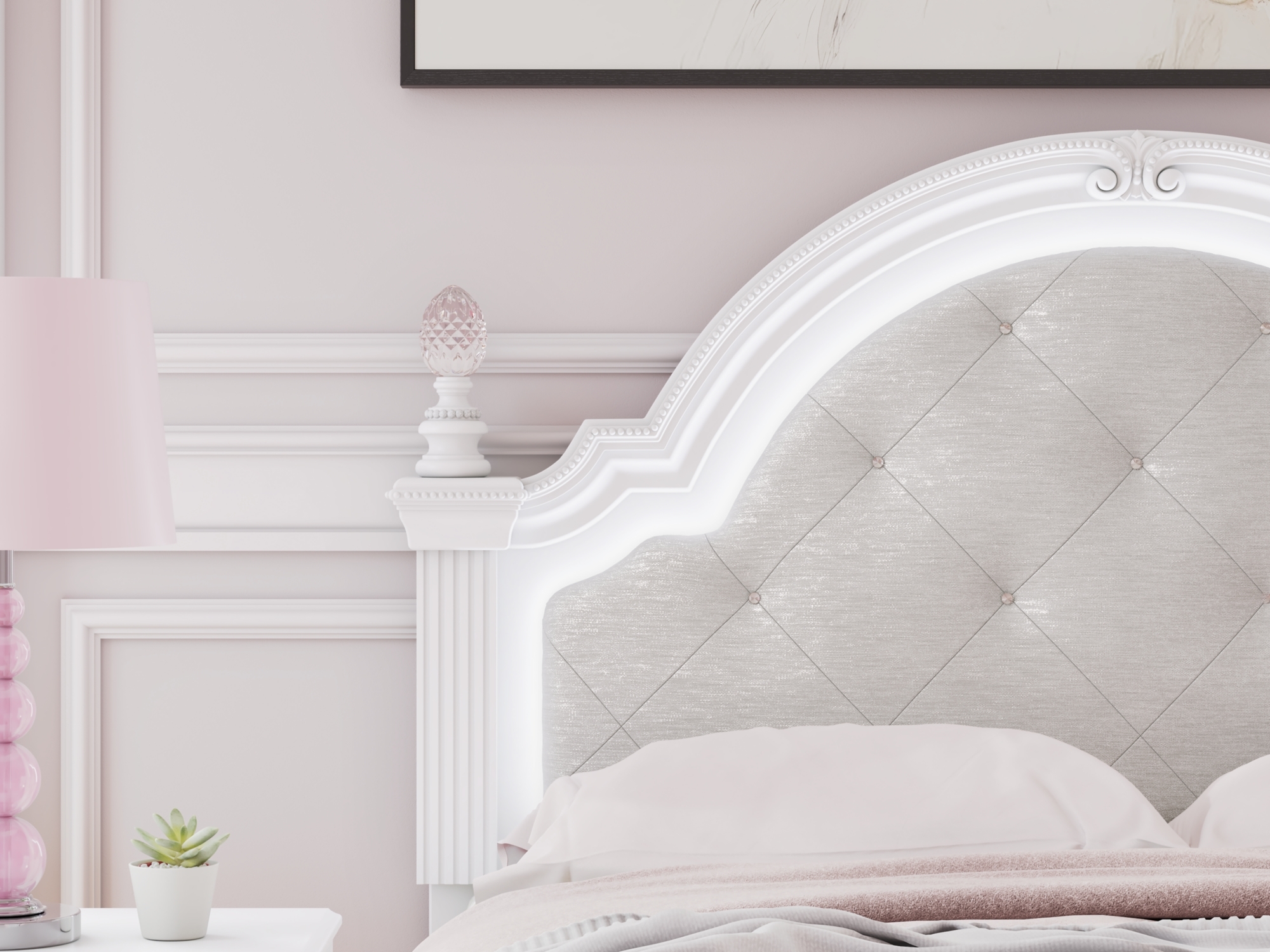Signature Design by Ashley Kozlani Full Uph Panel Headboard