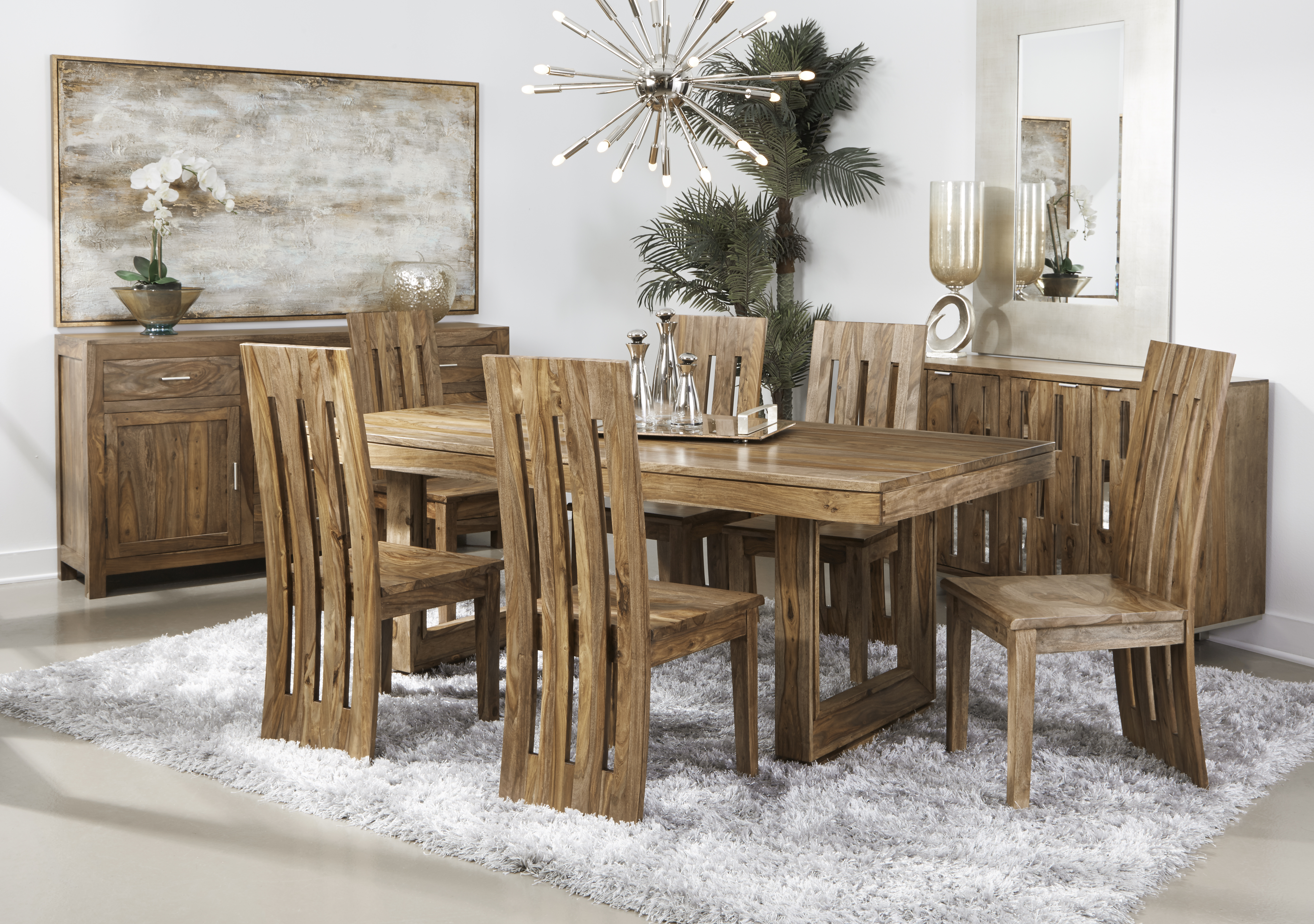 wooden dining suites