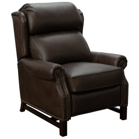 High Leg Push Back Recliner