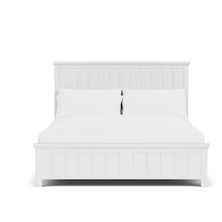 Cottage Queen Panel Bed with Board and Batten Design