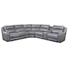 Design2Recline Dazzle Sectional w/ Cup Holders and Power Headrests