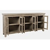 Jofran Rustic Shores 6 Door Low Cabinet