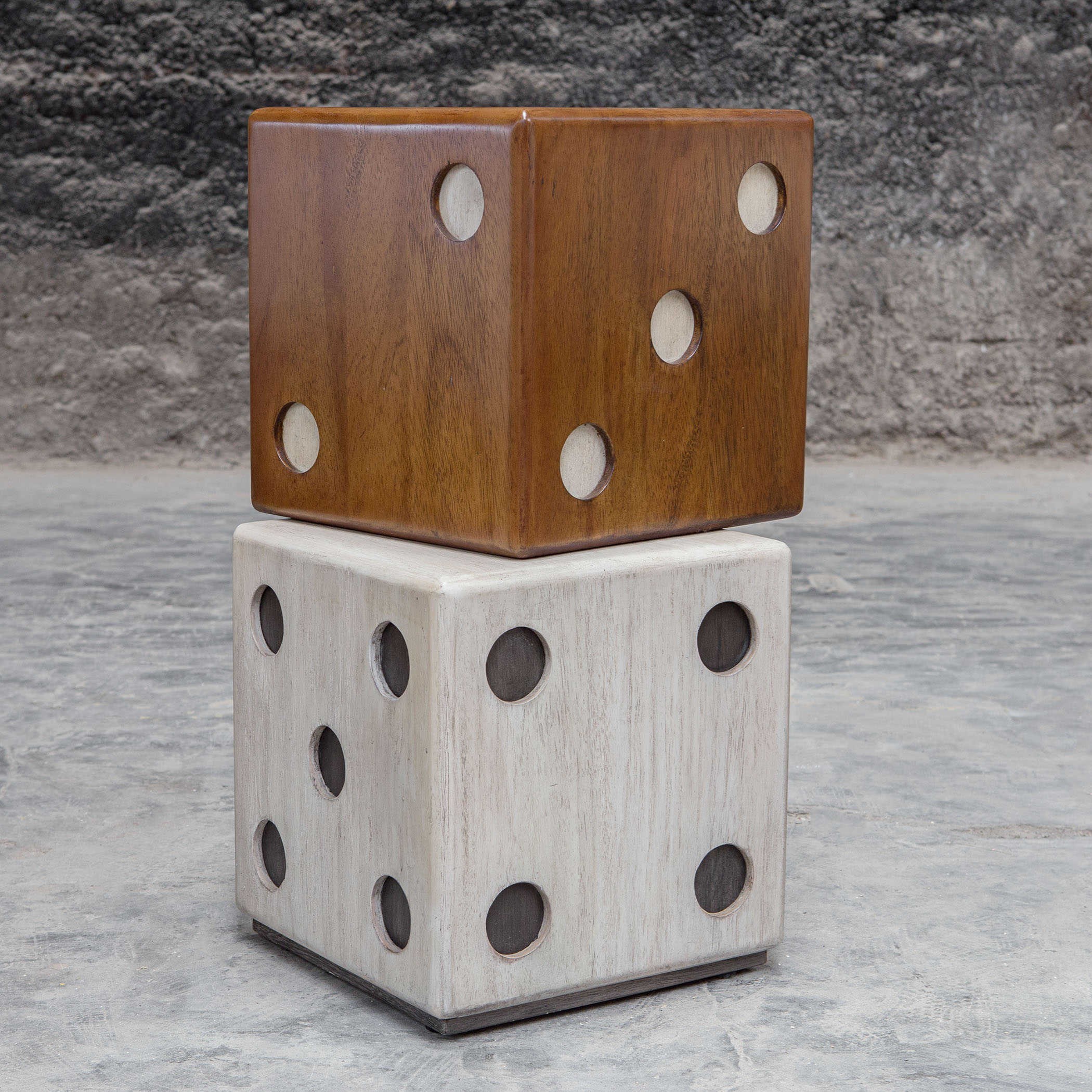 Uttermost Accent Furniture - Occasional Tables Roll The Dice Accent Table