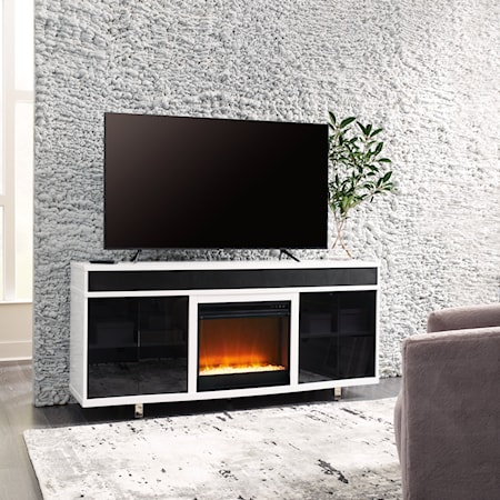 72&quot; TV Stand with Electric Fireplace