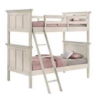 Contemporary Twin over Twin Bunk Bed