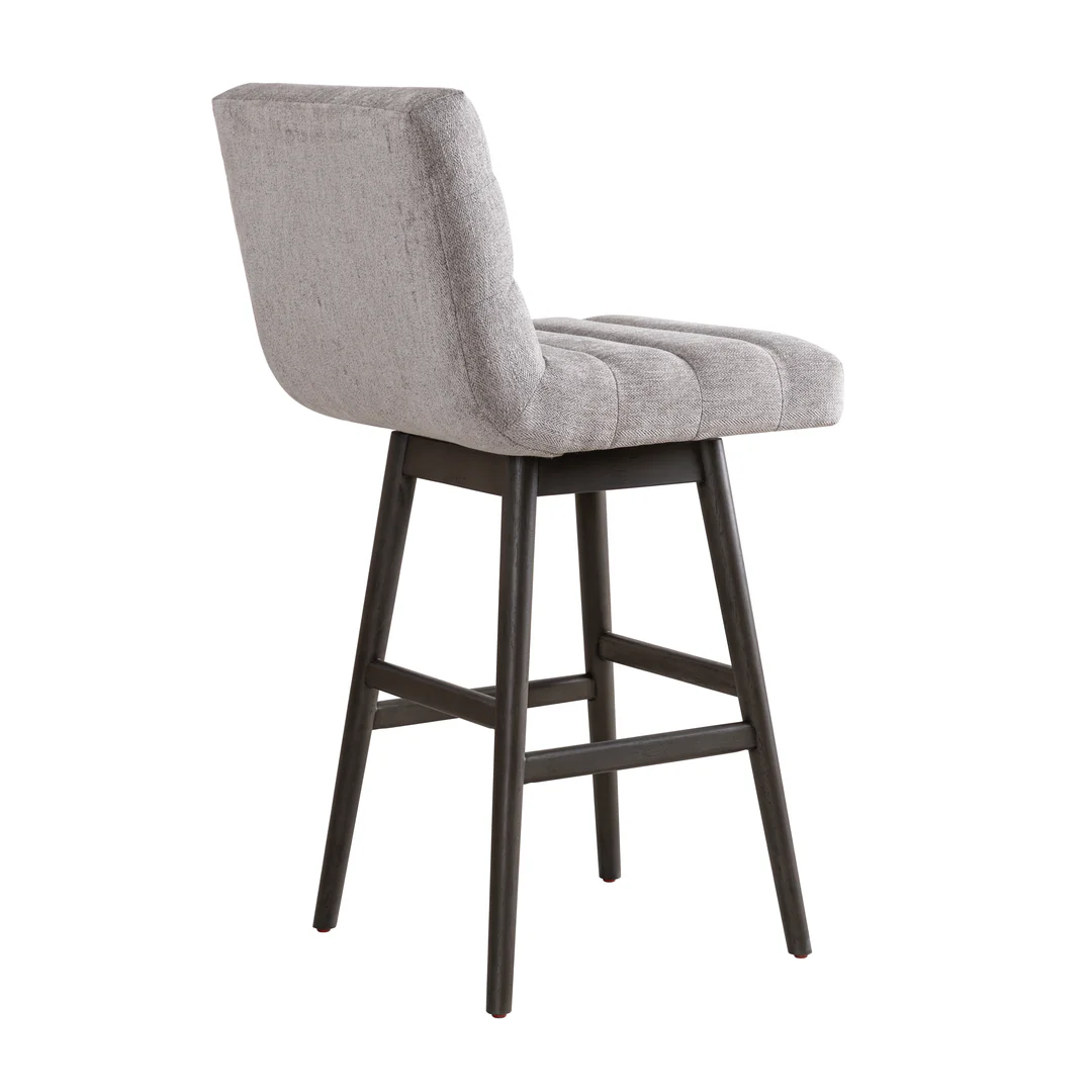 Armen Living Elias Upholstered Swivel Barstool