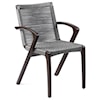 Armen Living Brielle Outdoor Patio Dining Chair - Set of 2