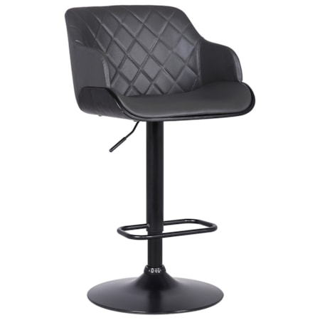 Upholstered Adjustable Bar Stool