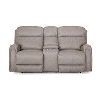 Casual Power Reclining Loveseat with Integrated USB Port