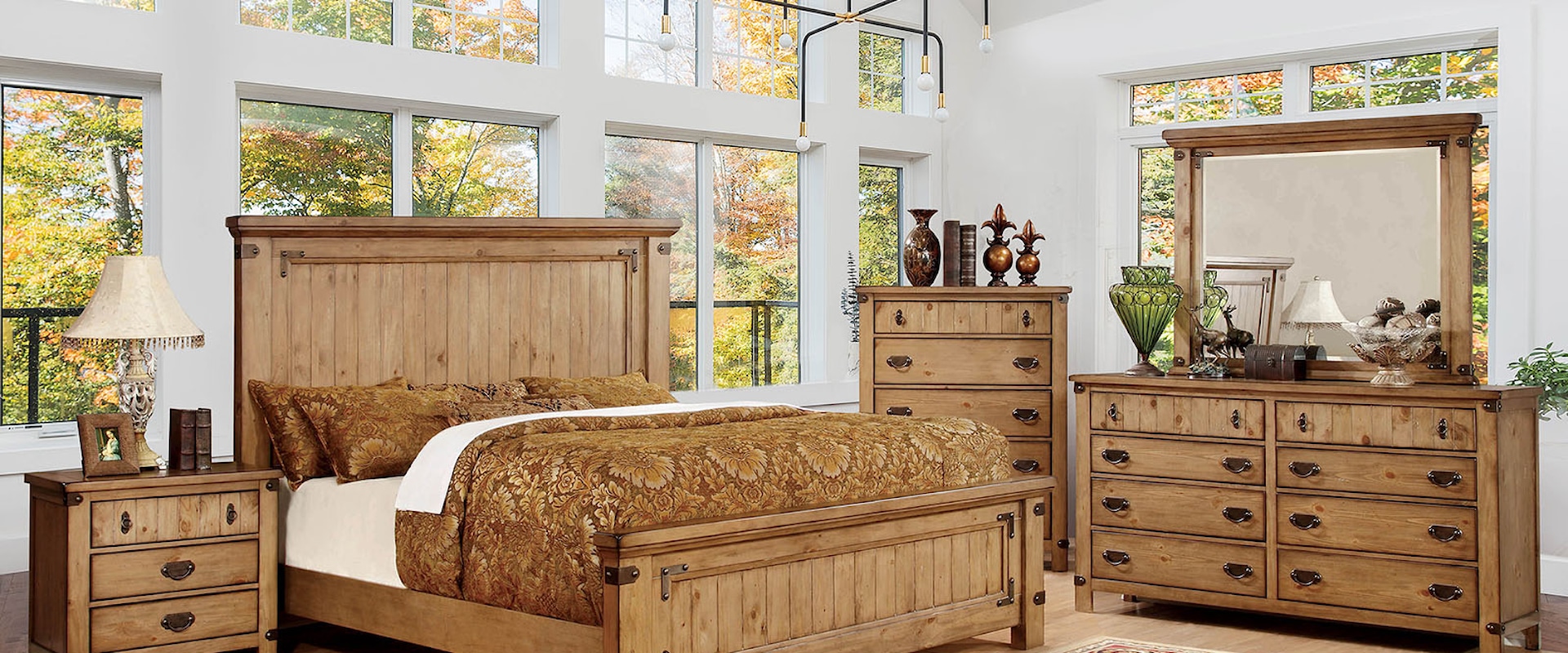 5-Piece Queen Bedroom Set with 2 Nightstands