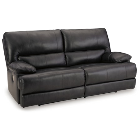 2-Seat Pwr Reclining Sofa w/ Adj Hdrests