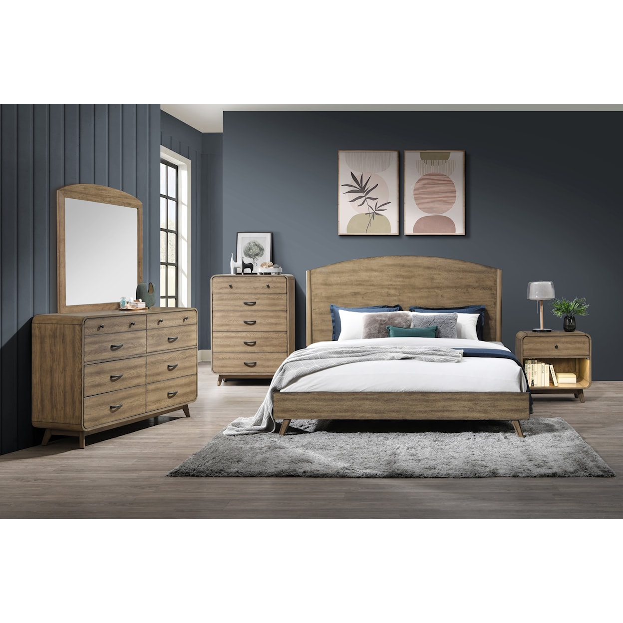 New Classic Furniture Rex 5-Piece Queen Bedroom Set