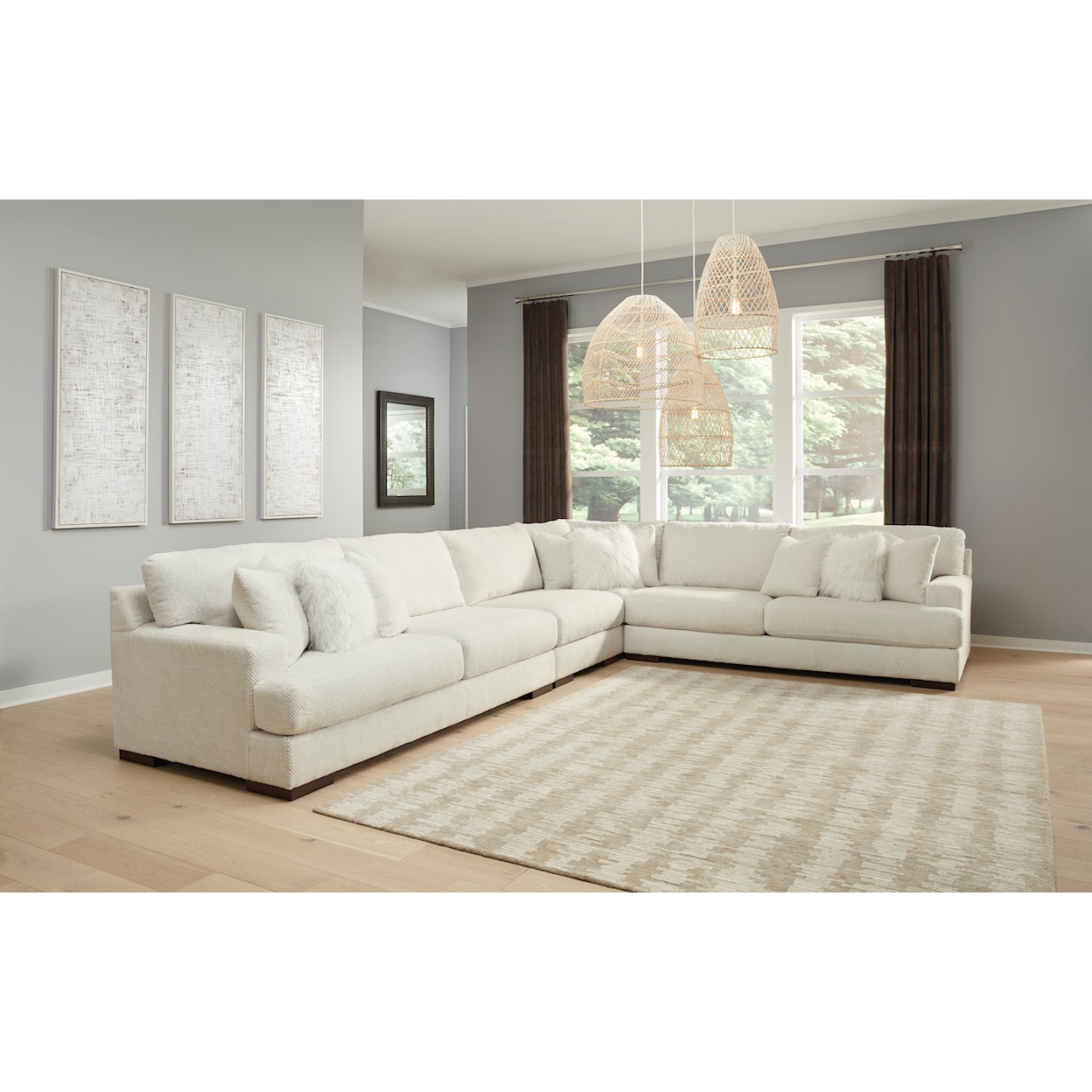 Ashley Signature Design Zada 4-Piece Sectional