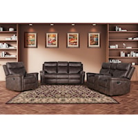 Casual 3-Piece Living Room Set