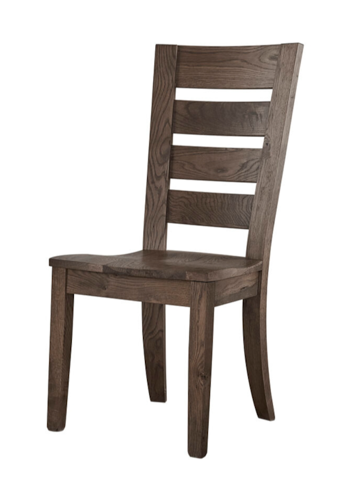 Farmhouse Horizontal Slat Back Side Dining Chair