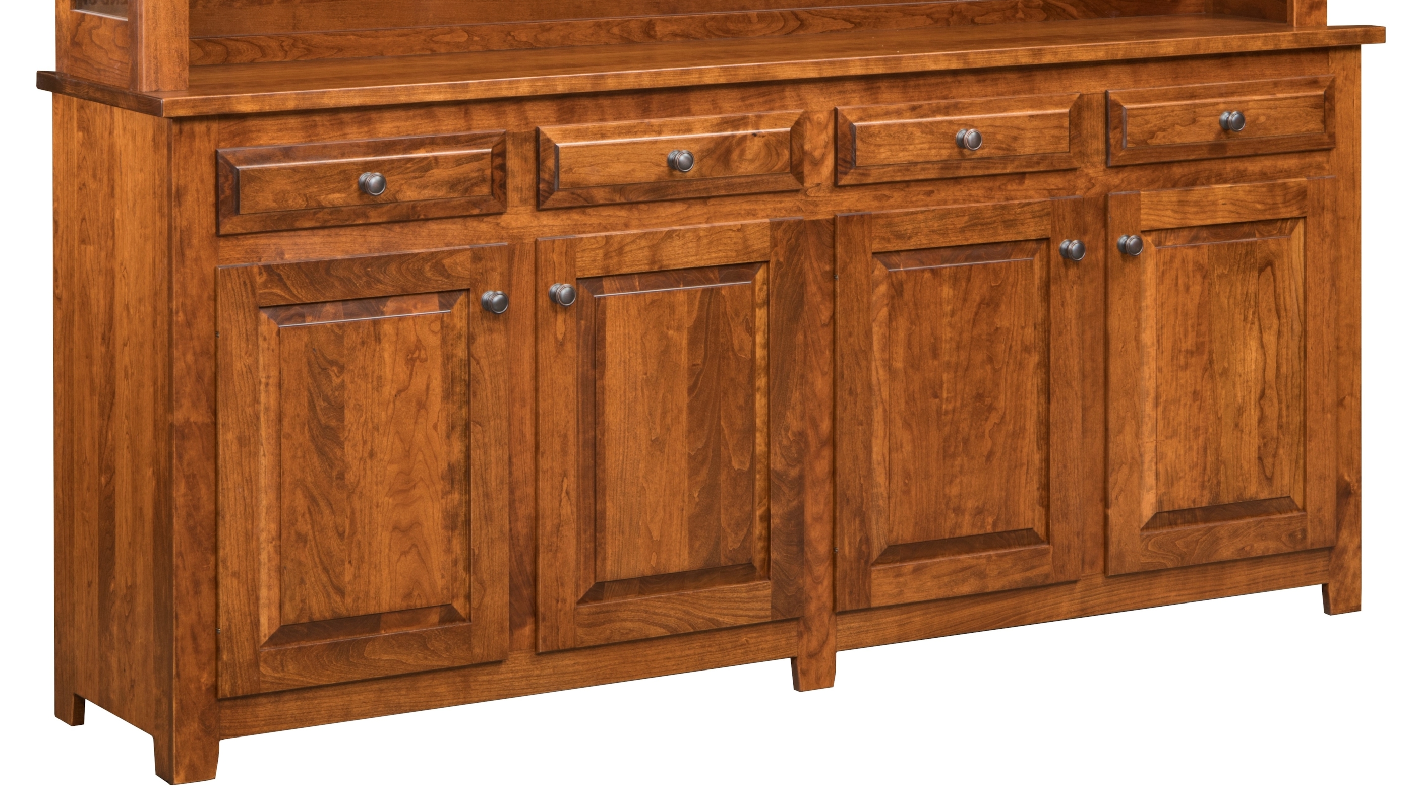 Custom Amish 4-Door Hutch Base